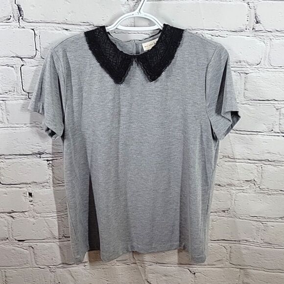 Maison Jules Lace Color Top - Picture 1 of 8